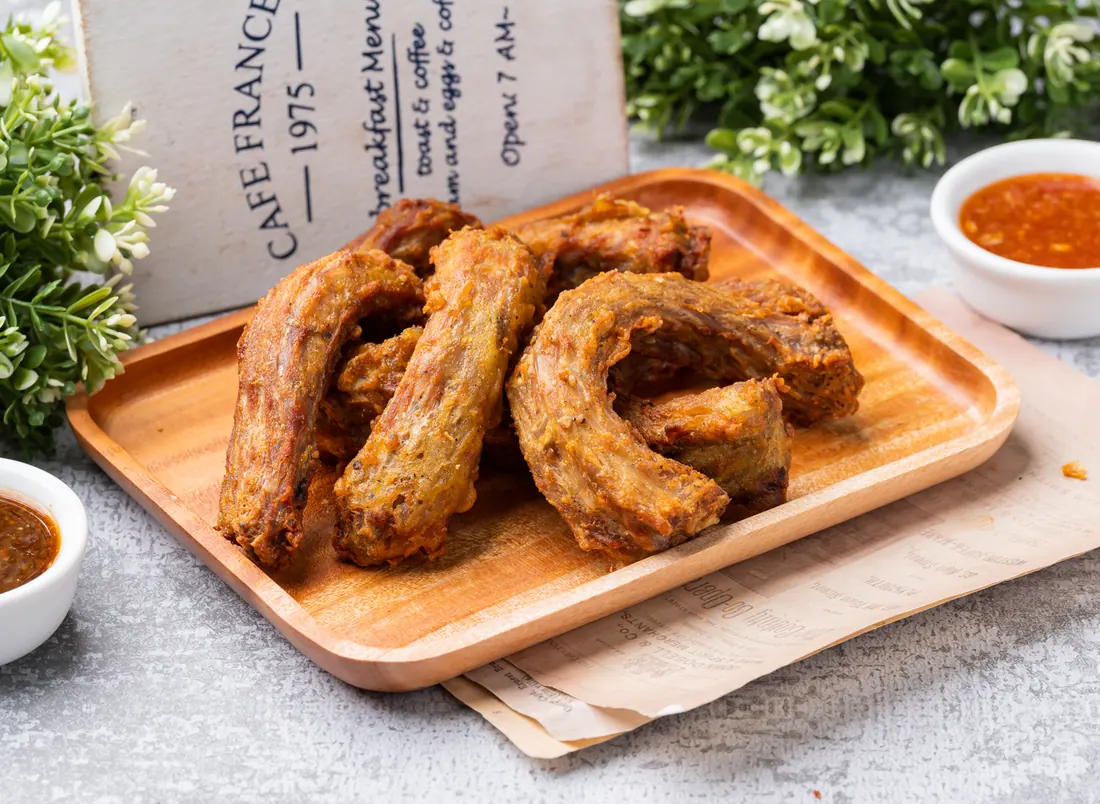 黃金春雞酥脆雞脖子